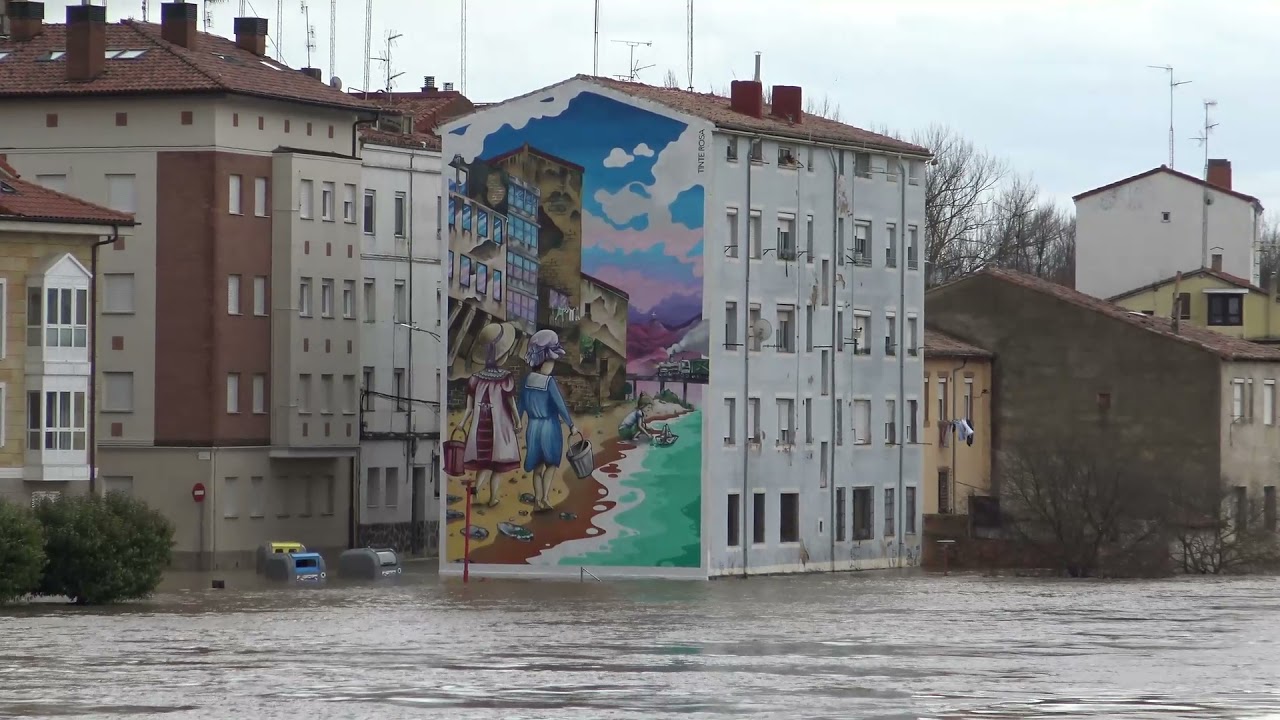 Inundaciones en Miranda de Ebro